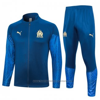 Jacket Tracksuit Olympique Marseille 2023-2024 Blue Oscuro