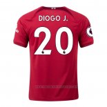 Liverpool Player Diogo J. Home Shirt 2022-2023