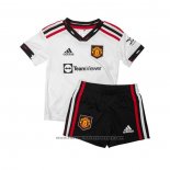 Manchester United Away Shirt Kids 2022-2023