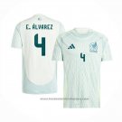 Mexico Player E.alvarez Away Shirt 2022