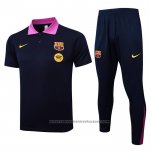 Polo Set del Barcelona 2025-2026 Blue