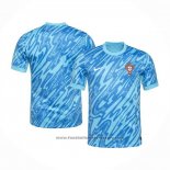 Portugal Goalkeeper Shirt 2024 Blue