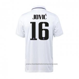 Real Madrid Player Jovic Home Shirt 2022-2023