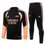 Sweatshirt Tracksuit Arsenal 2026-2027 Black Orange