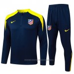 Sweatshirt Tracksuit Atletico Madrid Kids 2025-2026 Blue