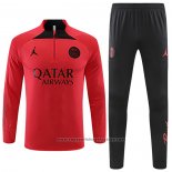 Sweatshirt Tracksuit Paris Saint-Germain Jordan 2022-2023 Red