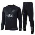 Sweatshirt Tracksuit Paris Saint-Germain Kids 2025-2026 Black