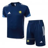 Tracksuit Al Nassr Short Sleeve 2025-2026 Blue - Shorts