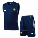 Tracksuit Al Nassr Without Sleeves 2025-2026 Blue