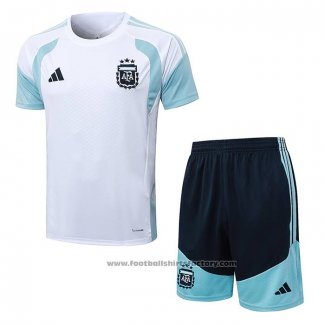 Tracksuit Argentina Short Sleeve 2025-2026 White - Shorts