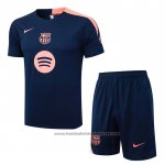 Tracksuit Barcelona Short Sleeve 2025-2026 Blue Pink - Shorts