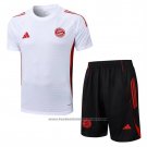 Tracksuit Bayern Munich Short Sleeve 2025-2026 White - Shorts