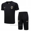 Tracksuit Corinthians Short Sleeve 2023-2024 Black - Shorts