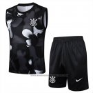 Tracksuit Corinthians Without Sleeves 2025-2026 Black
