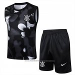 Tracksuit Corinthians Without Sleeves 2025-2026 Black