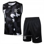 Tracksuit Corinthians Without Sleeves 2025-2026 Black