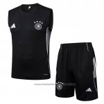 Tracksuit Germany Without Sleeves 2025-2026 Black