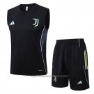 Tracksuit Juventus Without Sleeves 2025-2026 Black