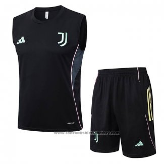 Tracksuit Juventus Without Sleeves 2025-2026 Black