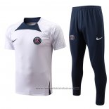 Tracksuit Paris Saint-Germain Short Sleeve 2022-2023 White