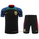 Tracksuit Portugal Short Sleeve 2022-2023 Black - Shorts