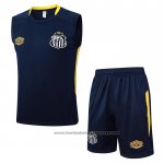 Tracksuit Santos Without Sleeves 2025-2026 Blue