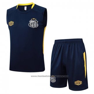 Tracksuit Santos Without Sleeves 2025-2026 Blue