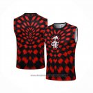 Training Shirt Flamengo Without Sleeves 2025-2026 Red Black