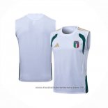 Training Shirt Italy Without Sleeves 2025-2026 White