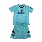 Wolves Home Goalkeeper Shirt Kids 2024-2025