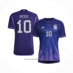 Argentina Player Messi Away Shirt 2022