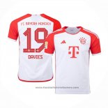Bayern Munich Player Davies Home Shirt 2023-2024