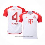 Bayern Munich Player de Ligt Home Shirt 2023-2024