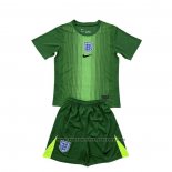 England Goalkeeper Shirt Kids 2025 Green