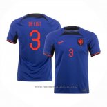 Holland Player de Ligt Away Shirt 2022