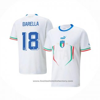 Italy Player Barella Away Shirt 2022