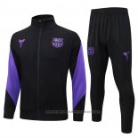 Jacket Tracksuit Barcelona 2025-2026 Black Purple