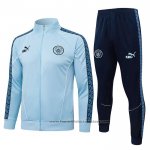 Jacket Tracksuit Manchester City Kids 2025-2026 Blue