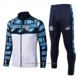Jacket Tracksuit Olympique Marseille 2022-2023 Blue and White
