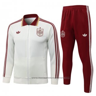 Jacket Tracksuit Spain Kids 2026-2027 Crema