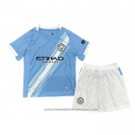 Manchester City Home Shirt Kids 2025-2026