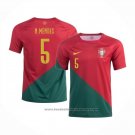 Portugal Player N.mendes Home Shirt 2022