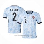 Portugal Player N.semedo Away Shirt 2024