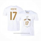 Serbia Player Kostic Away Shirt 2022