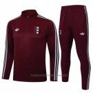 Sweatshirt Tracksuit Ajax Kids 2025-2026 Red