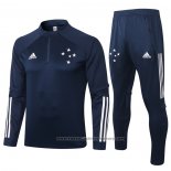 Sweatshirt Tracksuit Cruzeiro 2020-2021 Blue