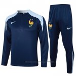 Sweatshirt Tracksuit France 2024-2025 Blue