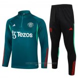 Sweatshirt Tracksuit Manchester United 2024-2025 Green