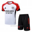 Tracksuit Arsenal Short Sleeve 2025-2026 White - Shorts