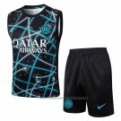Tracksuit Inter Milan Without Sleeves 2025-2026 Black Blue